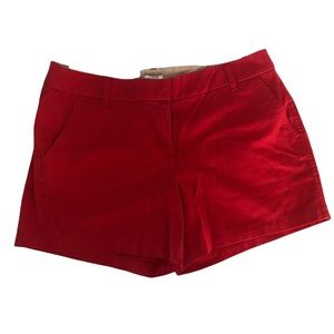 Women’s J. Crew Classic Chino Shorts NWT
